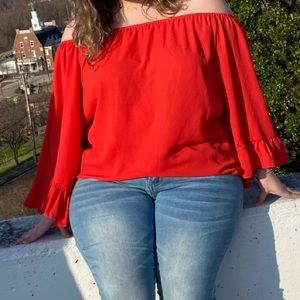 Off the shoulder top